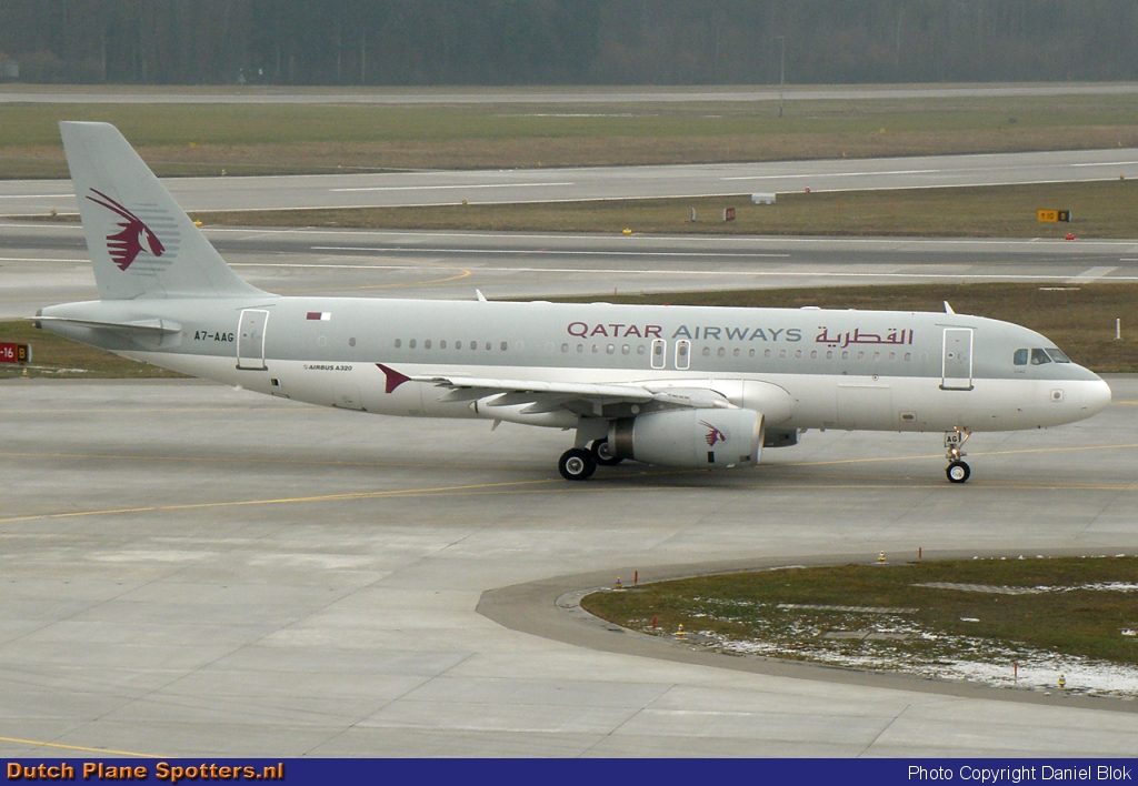 A7-AAG Airbus A320 Qatar Amiri Flight by Daniel Blok