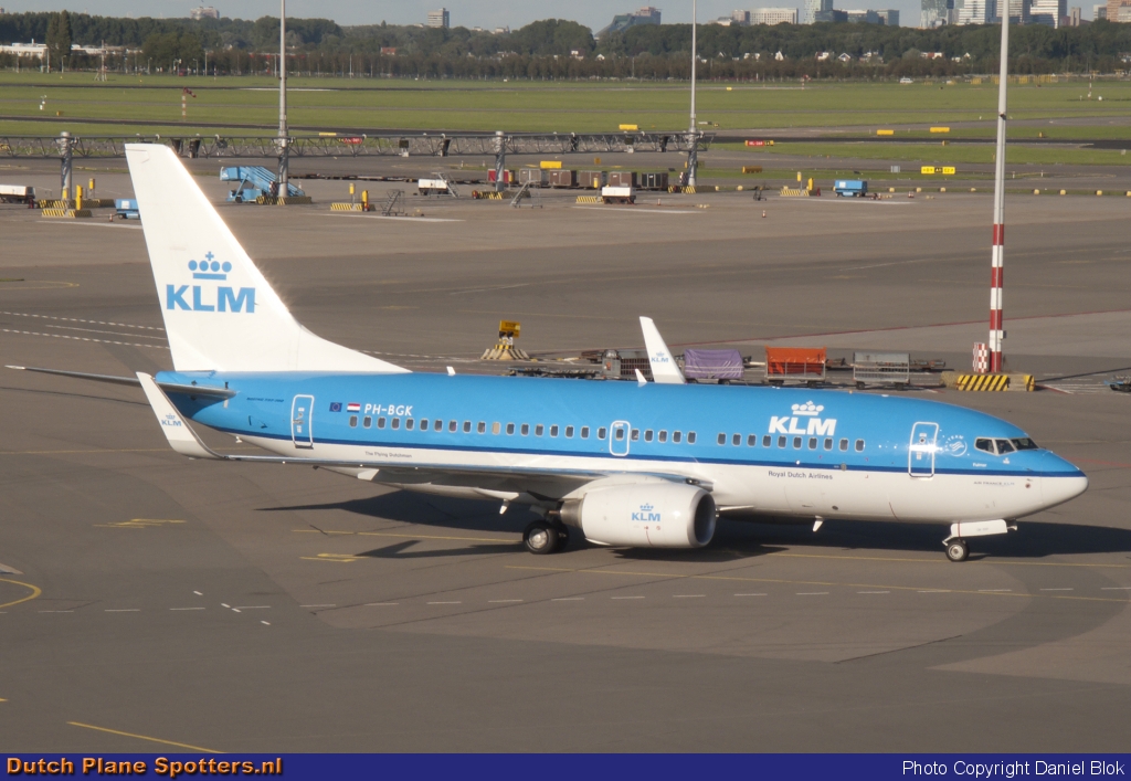 PH-BGK Boeing 737-700 KLM Royal Dutch Airlines by Daniel Blok