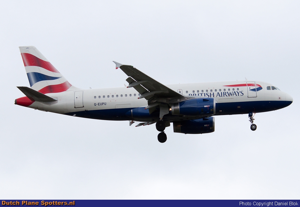 G-EUPU Airbus A319 British Airways by Daniel Blok