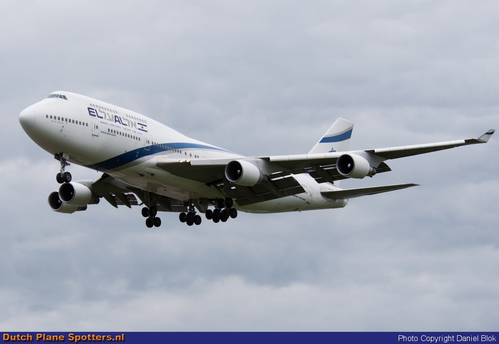 4X-ELC Boeing 747-400 El Al Israel Airlines by Daniel Blok