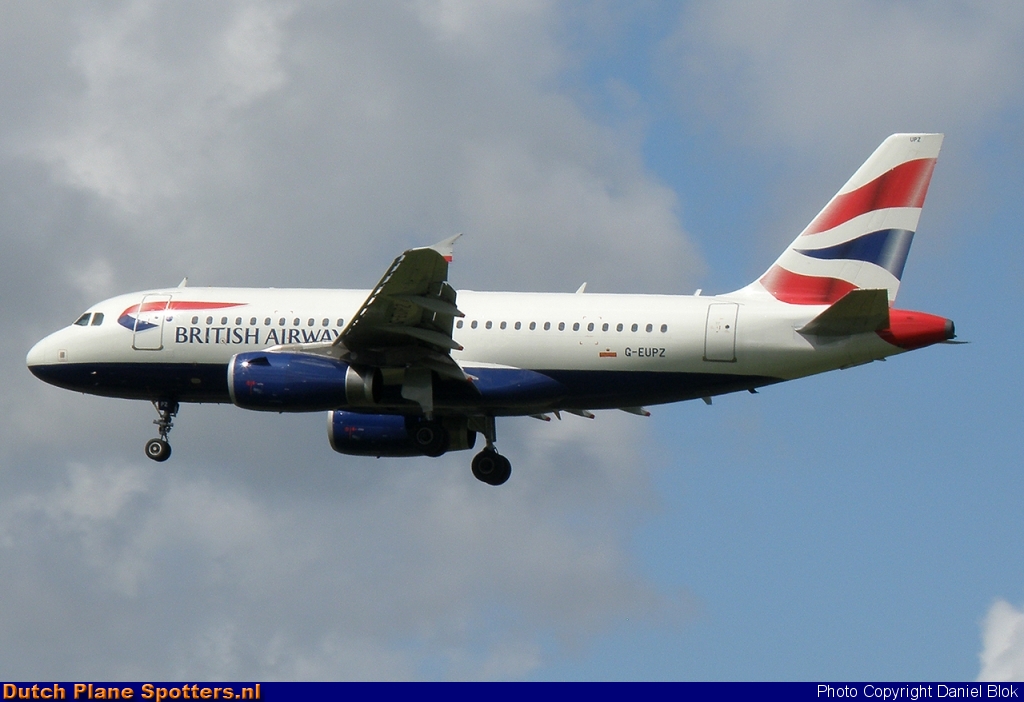 G-EUPZ Airbus A319 British Airways by Daniel Blok