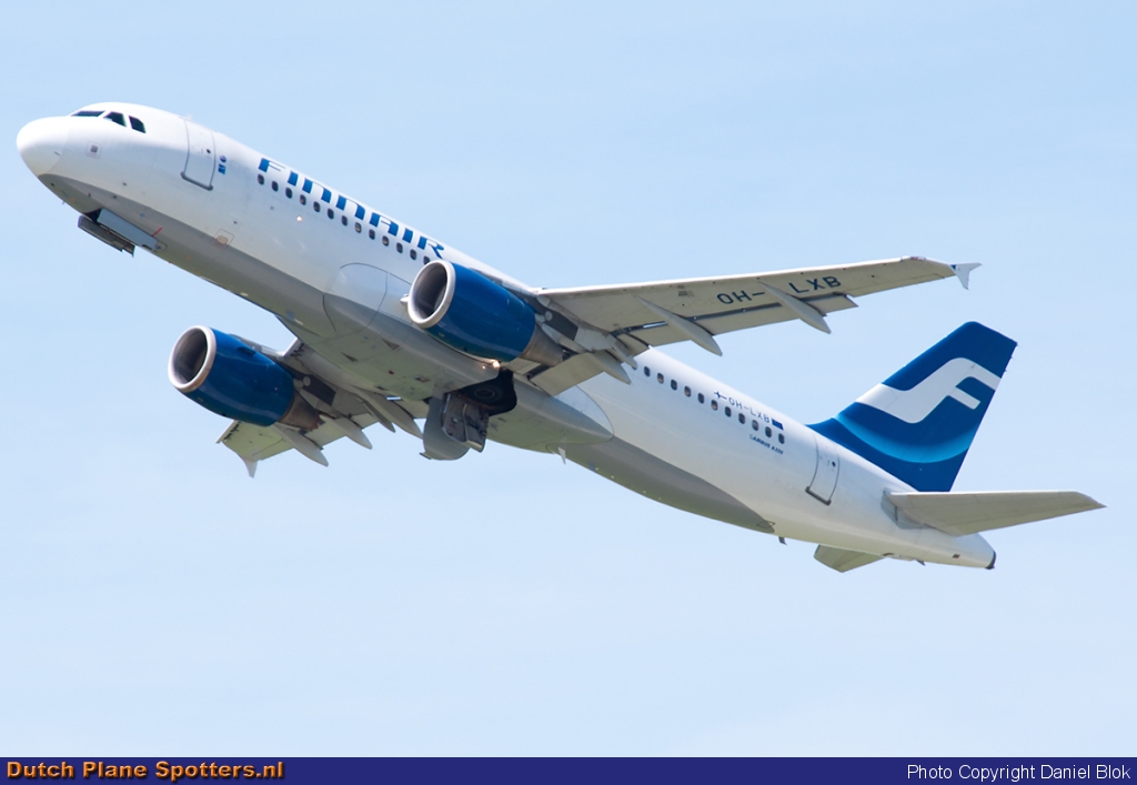 OH-LXB Airbus A320 Finnair by Daniel Blok