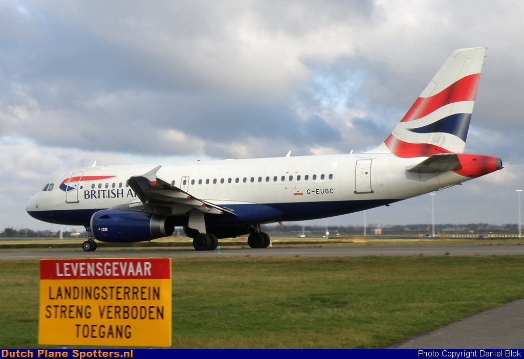 G-EUOC Airbus A319 British Airways by Daniel Blok