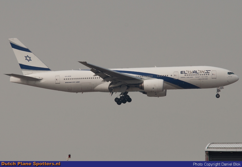 4X-ECE Boeing 777-200 El Al Israel Airlines by Daniel Blok