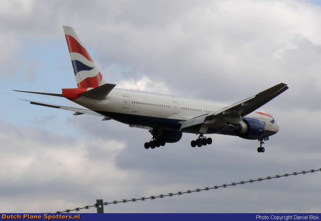 G-VIIJ Boeing 777-200 British Airways by Daniel Blok