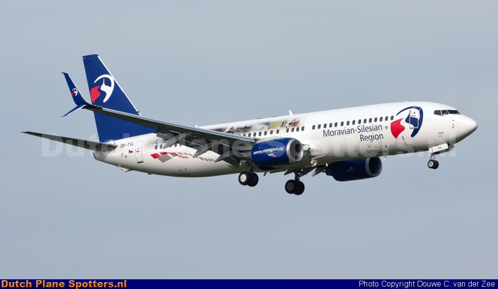 OK-TVL Boeing 737-800 Travel Service by Douwe C. van der Zee