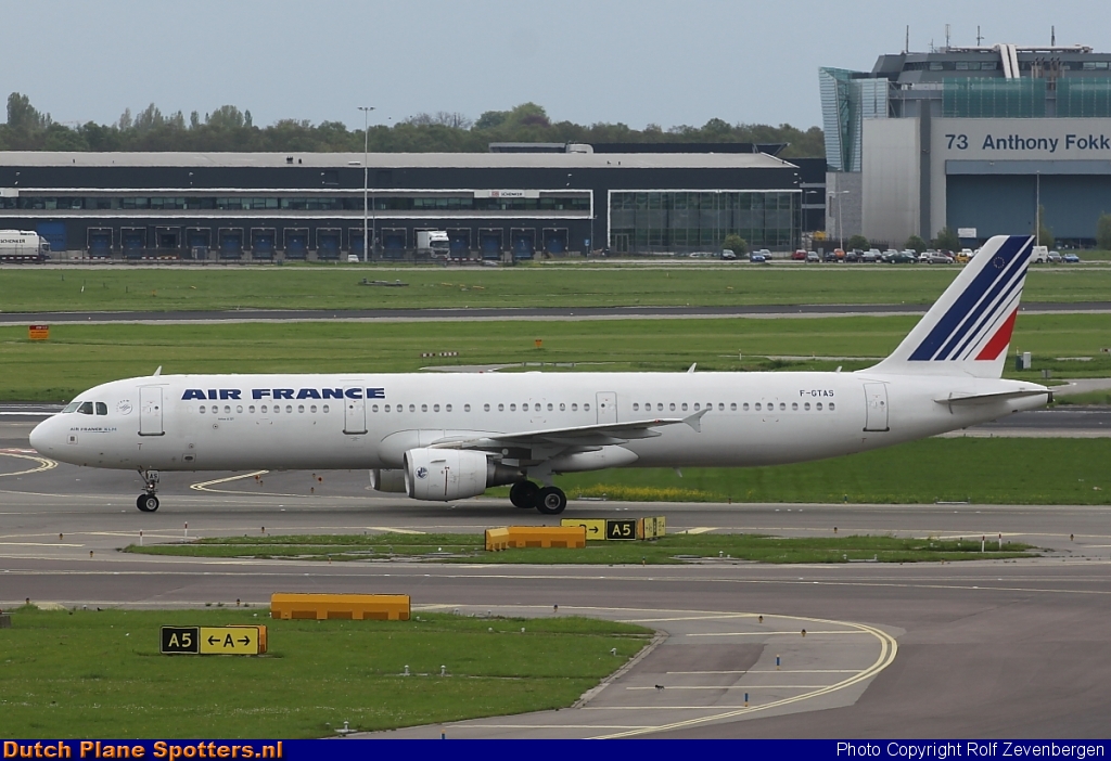 F-GTAS Airbus A321 Air France by Rolf Zevenbergen