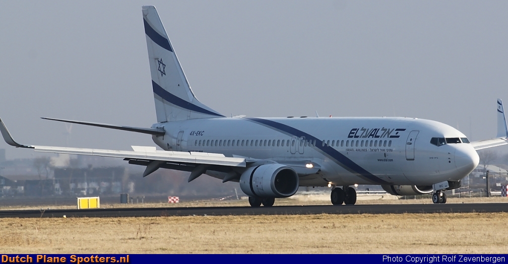 4X-EKC Boeing 737-800 El Al Israel Airlines by Rolf Zevenbergen