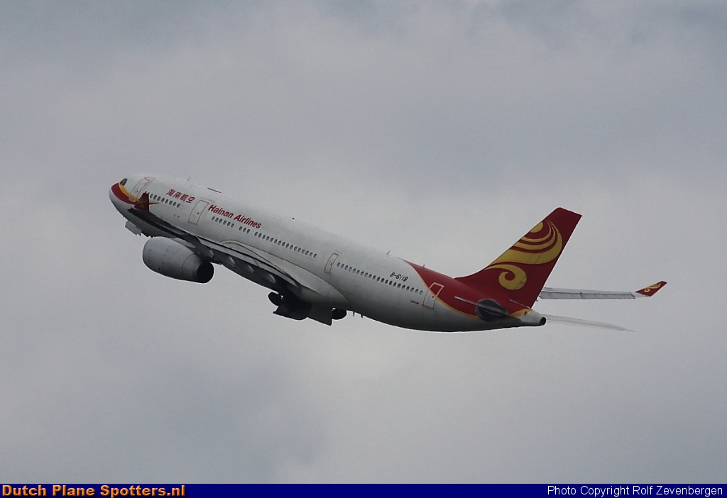 B-6118 Airbus A330-200 Hainan Airlines by Rolf Zevenbergen