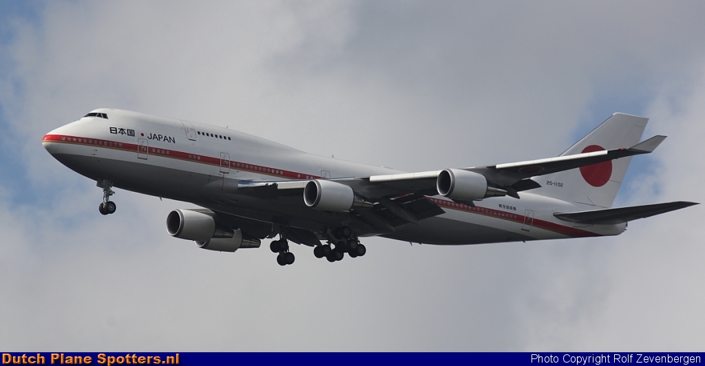 20-1102 Boeing 747-400 Japan - Government by Rolf Zevenbergen