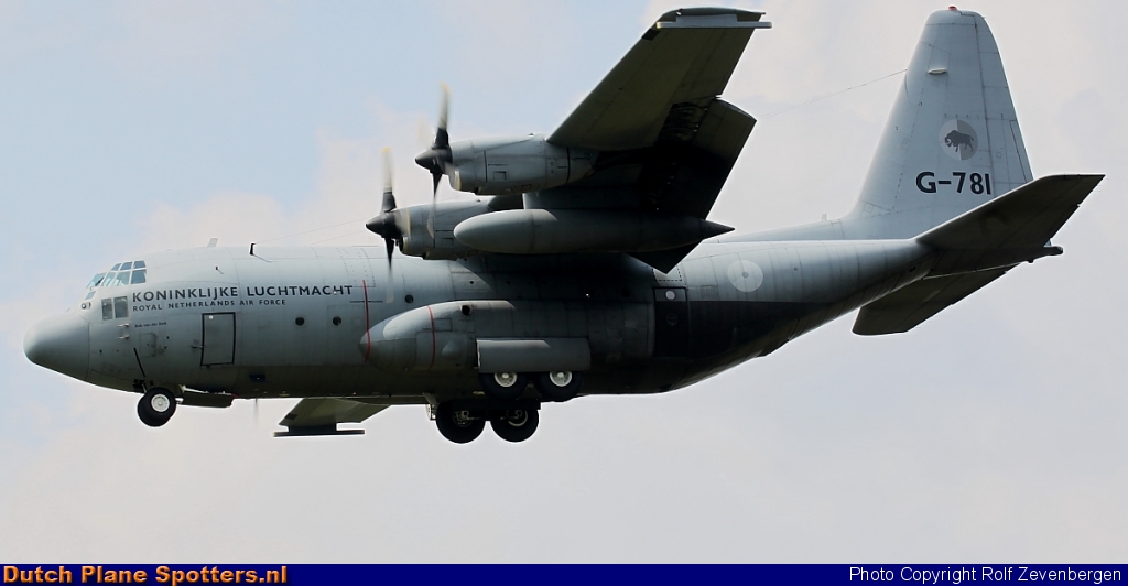 G-781 Lockheed C-130 Hercules MIL - Dutch Royal Air Force by Rolf Zevenbergen