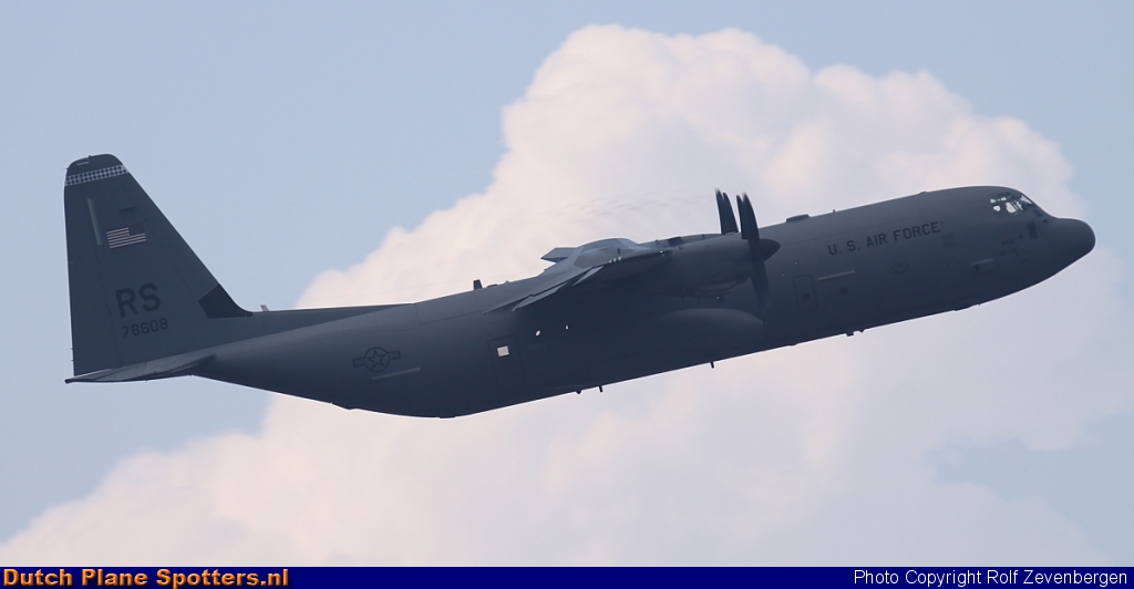 07-8608 Lockheed C-130 Hercules MIL - US Air Force by Rolf Zevenbergen