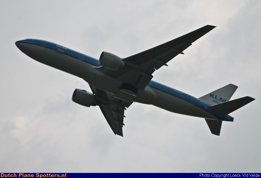 PH-BQK Boeing 777-200 KLM Asia by Loeck V/d Velde