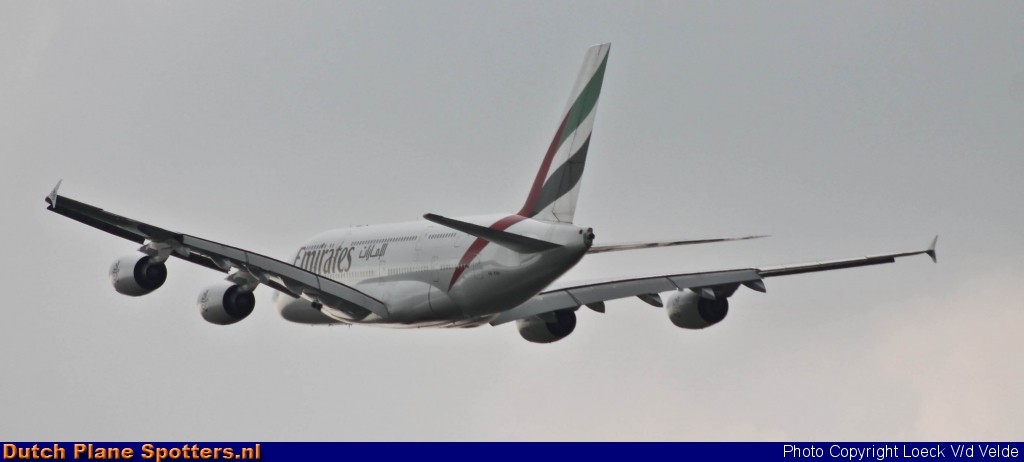 A6-EDH Airbus A380-800 Emirates by Loeck V/d Velde