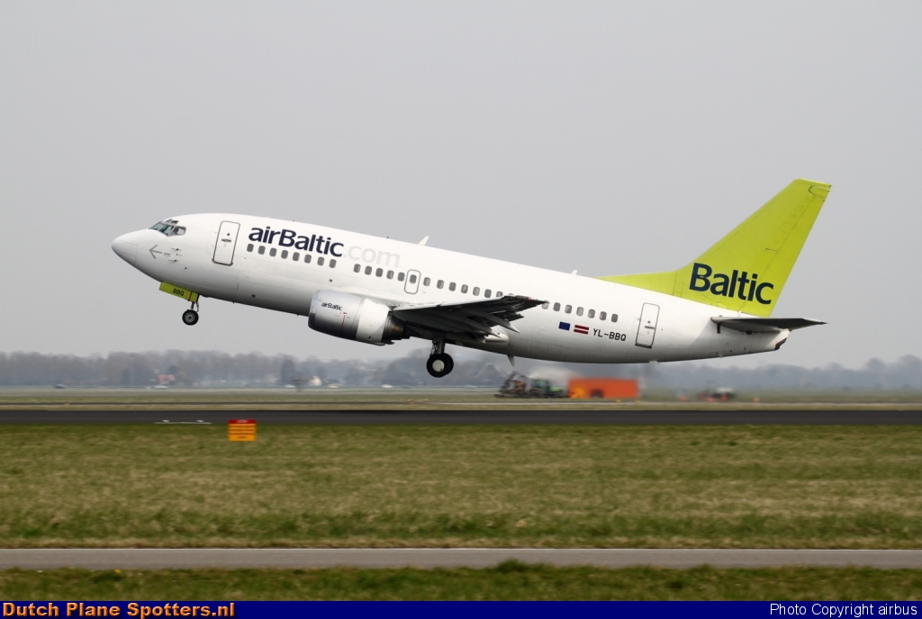 YL-BBQ Boeing 737-500 Air Baltic by airbus