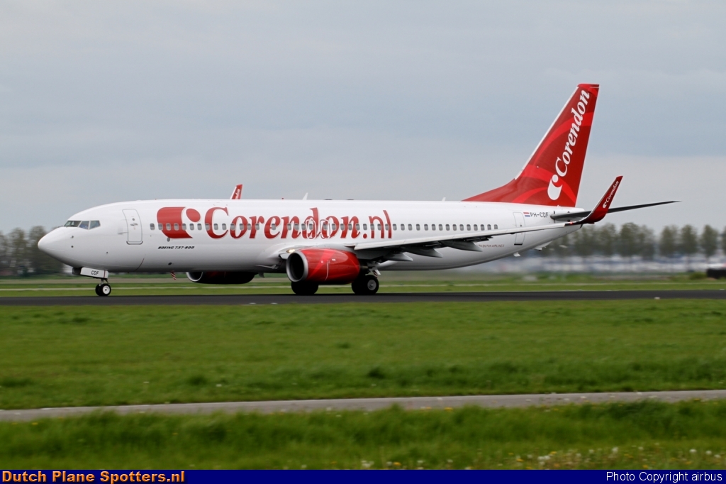 PH-CDF Boeing 737-800 Corendon Dutch Airlines by airbus