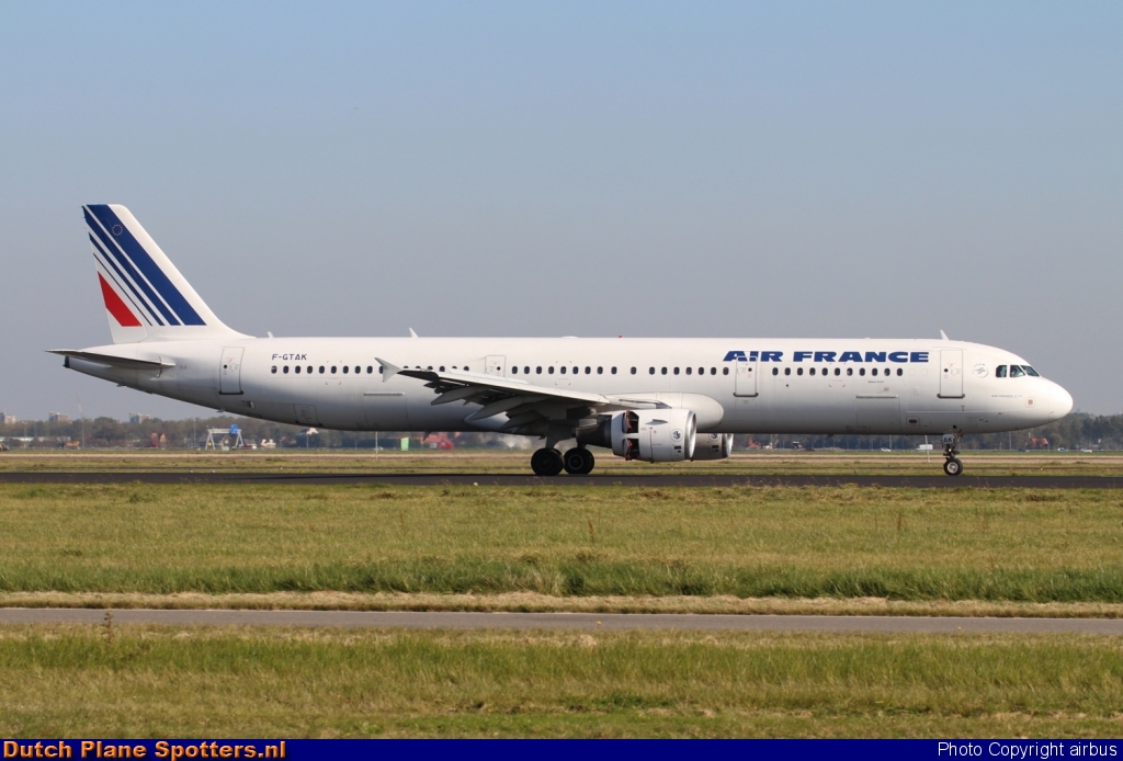 F-GTAK Airbus A321 Air France by airbus