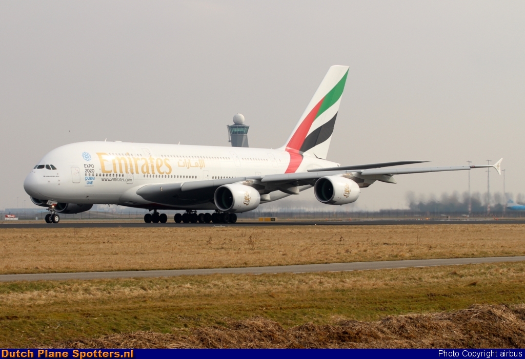 A6-EED Airbus A380-800 Emirates by airbus