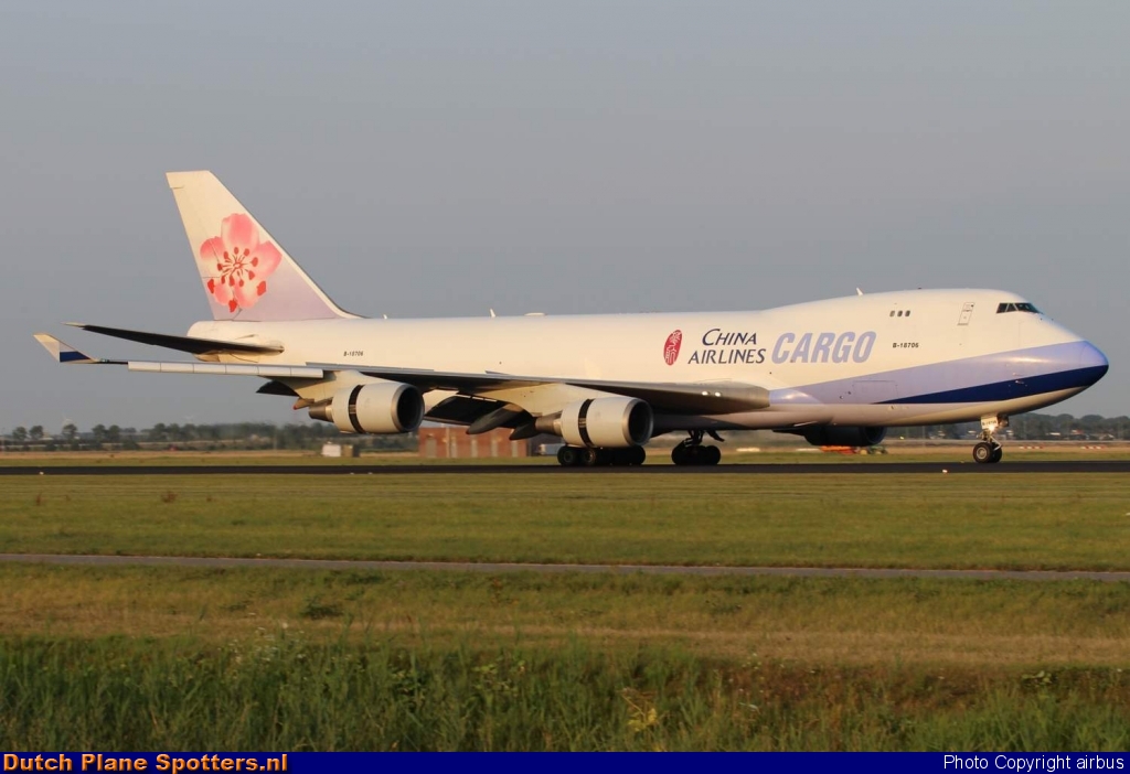 B-18706 Boeing 747-400 China Airlines Cargo by airbus