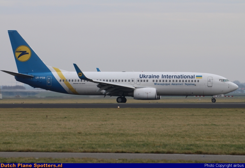 UR-PSB Boeing 737-800 Ukraine International Airlines by airbus