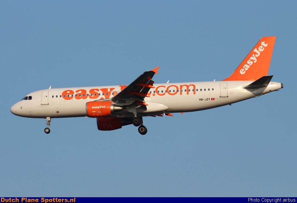 HB-JZY Airbus A320 easyJet Switzerland by airbus