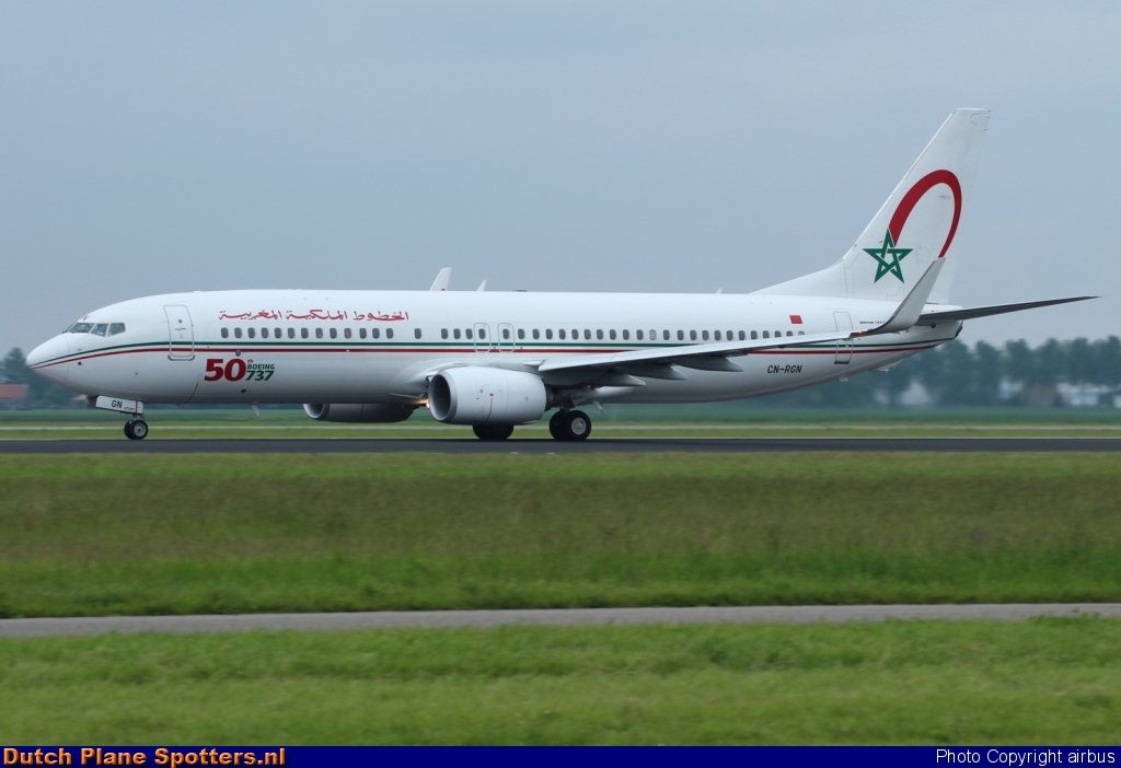 CN-RGN Boeing 737-800 Royal Air Maroc by airbus