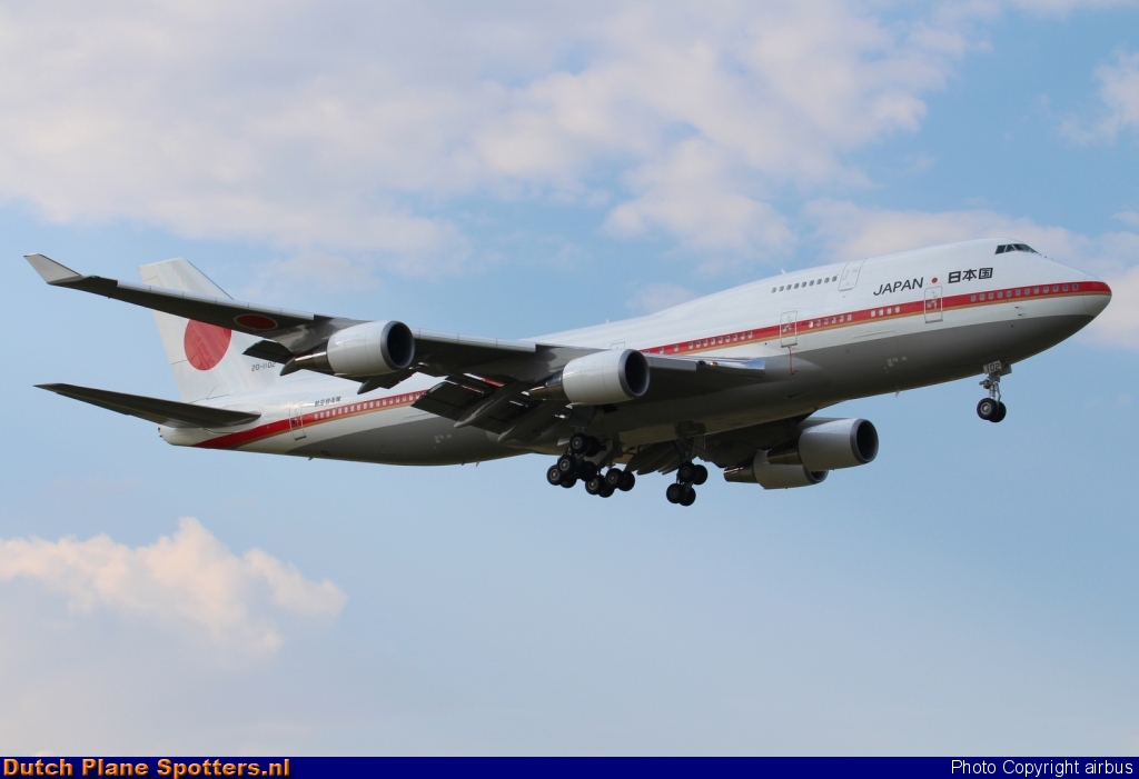 20-1102 Boeing 747-400 Japan - Government by airbus