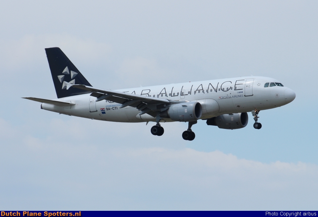 9A-CTI Airbus A319 Croatia Airlines by airbus