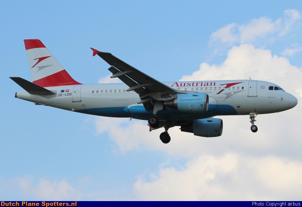 OE-LDD Airbus A319 Austrian Airlines by airbus