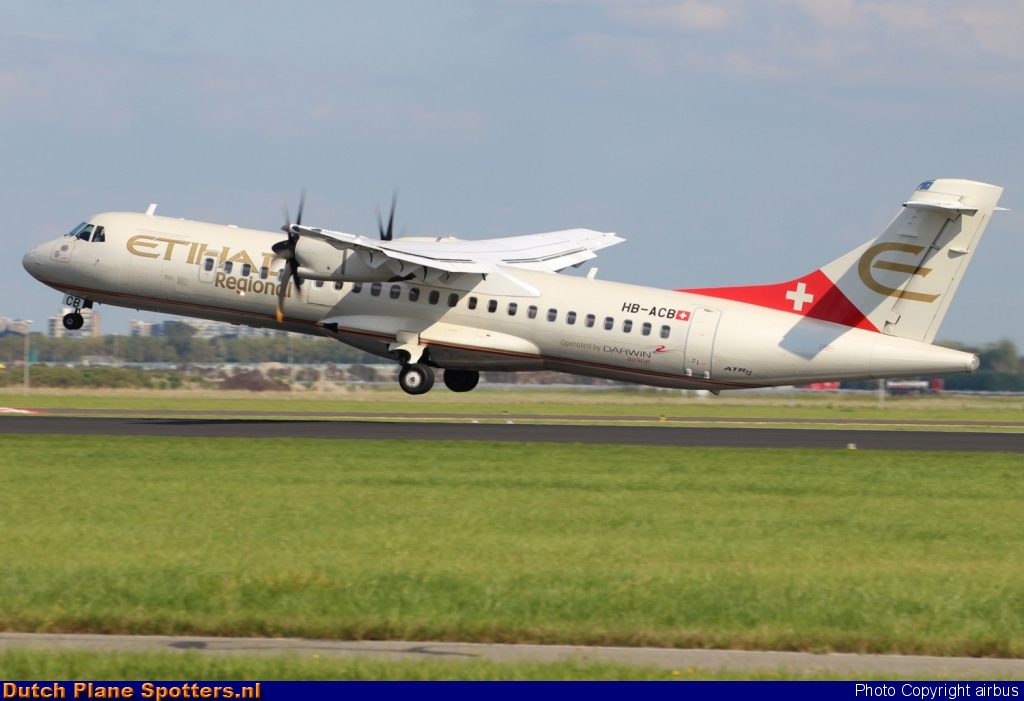 HB-ACB ATR 72 Darwin Airline (Etihad Regional) by airbus