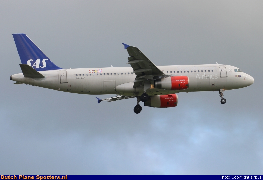 OY-KAP Airbus A320 SAS Scandinavian Airlines by airbus