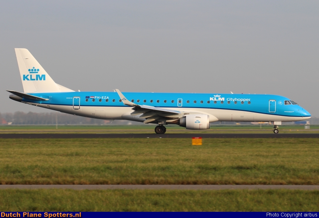 PH-EZA Embraer 190 KLM Cityhopper by airbus