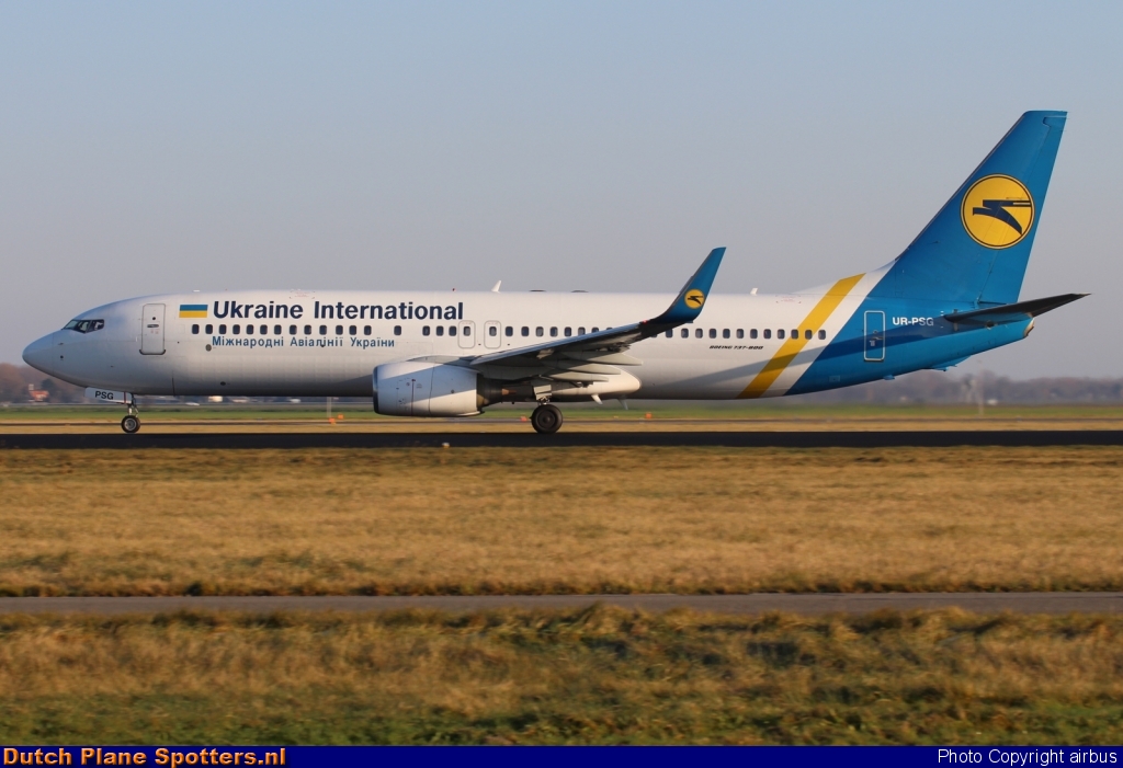 UR-PSG Boeing 737-800 Ukraine International Airlines by airbus