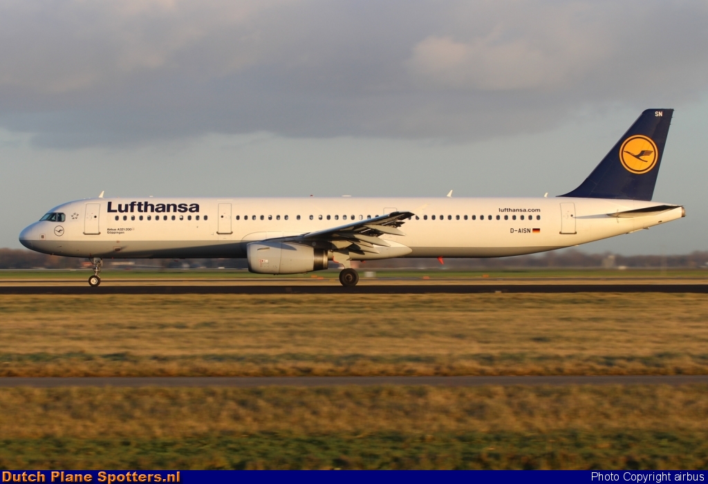 D-AISN Airbus A321 Lufthansa by airbus