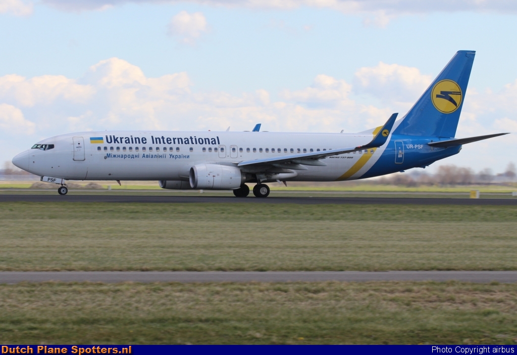 UR-PSF Boeing 737-800 Ukraine International Airlines by airbus