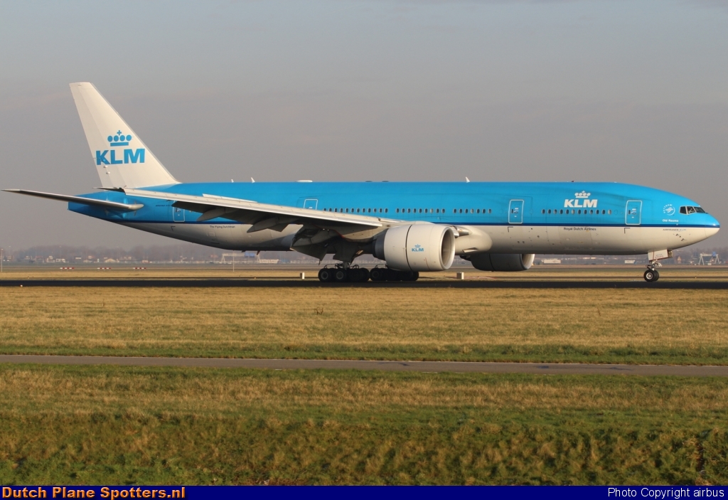 PH-BQO Boeing 777-200 KLM Royal Dutch Airlines by airbus
