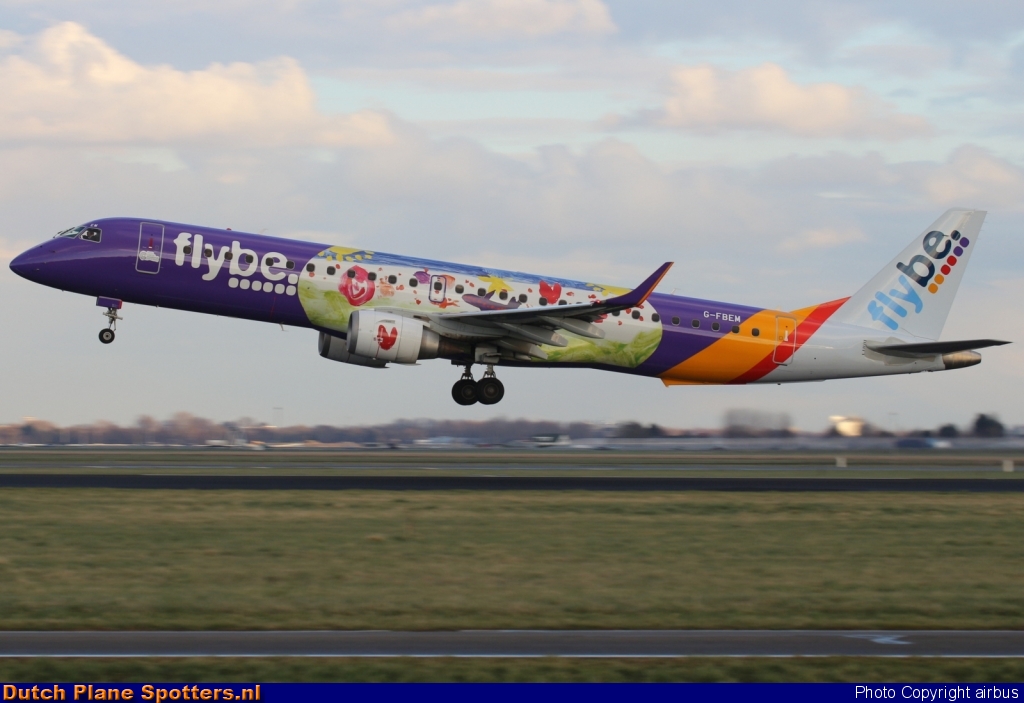 G-FBEM Embraer 195 Flybe by airbus