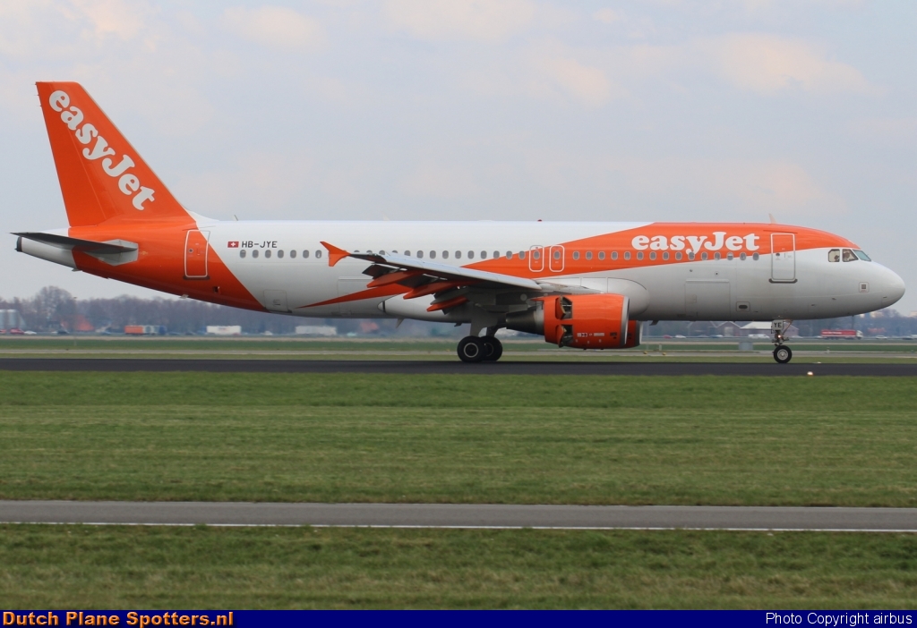 HB-JYE Airbus A320 easyJet Switzerland by airbus