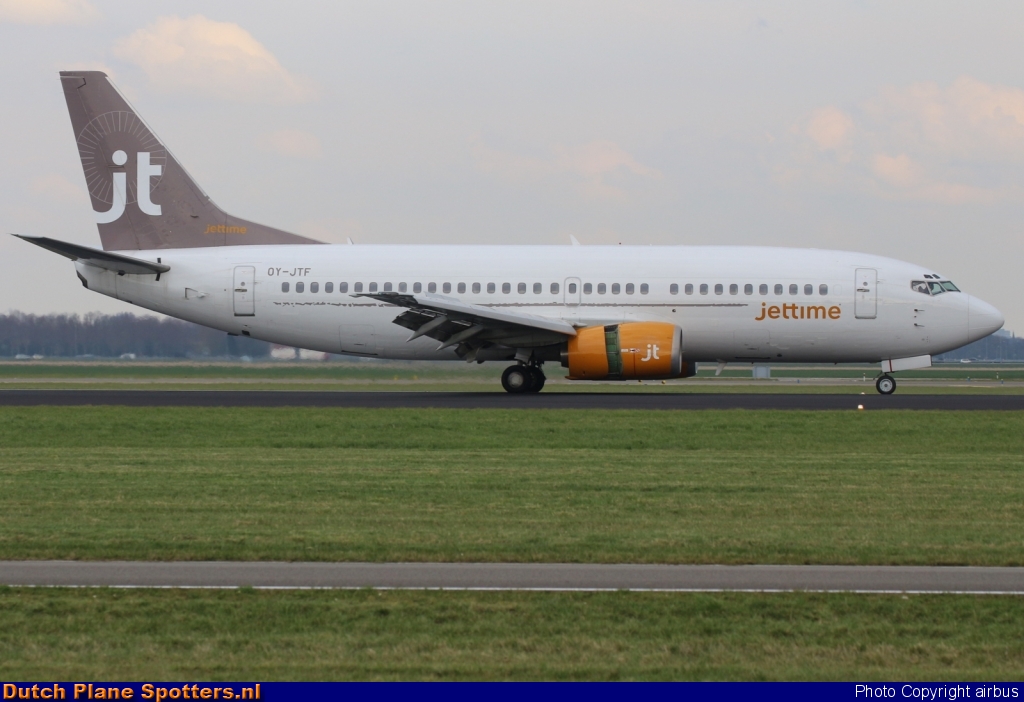 OY-JTF Boeing 737-300 Jettime by airbus