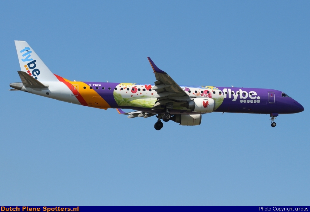 G-FBEM Embraer 195 Flybe by airbus