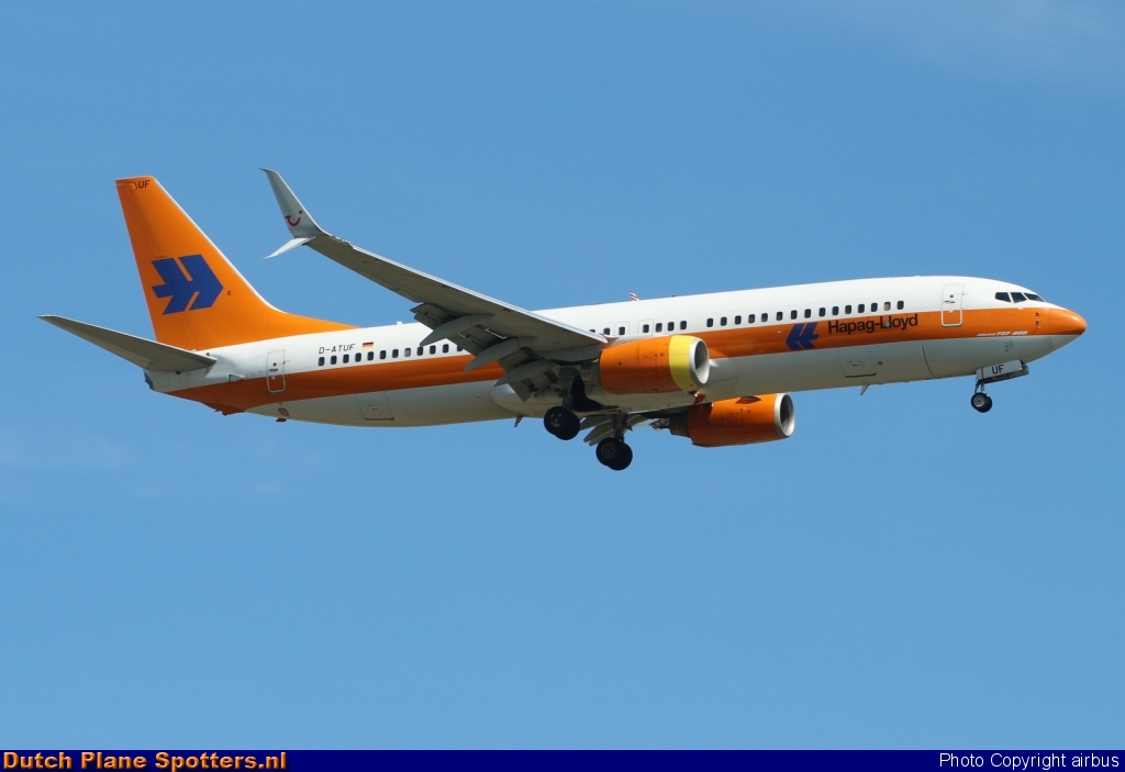 D-ATUF Boeing 737-800 TUIFly by airbus