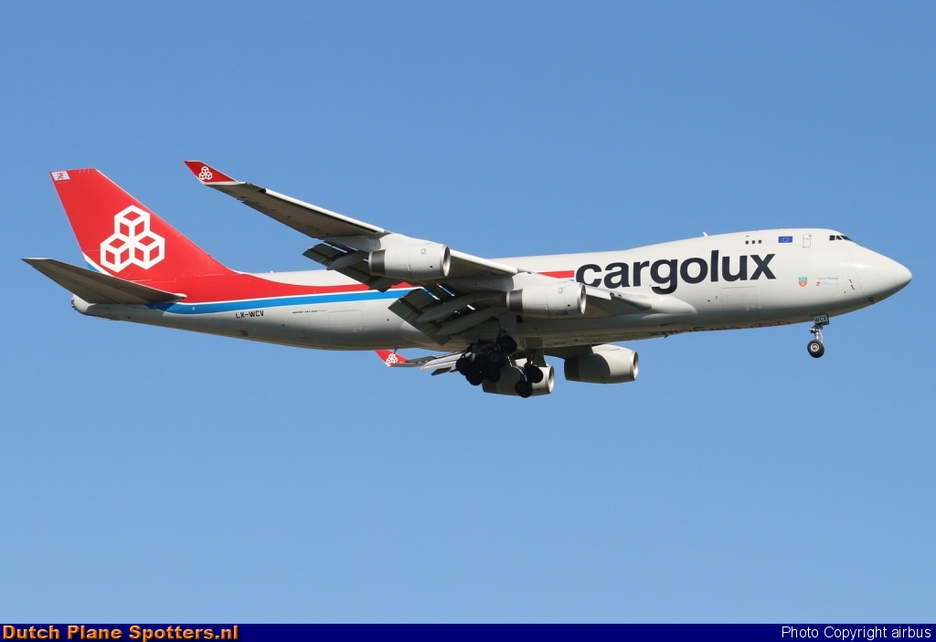 LX-WCV Boeing 747-400 Cargolux by airbus