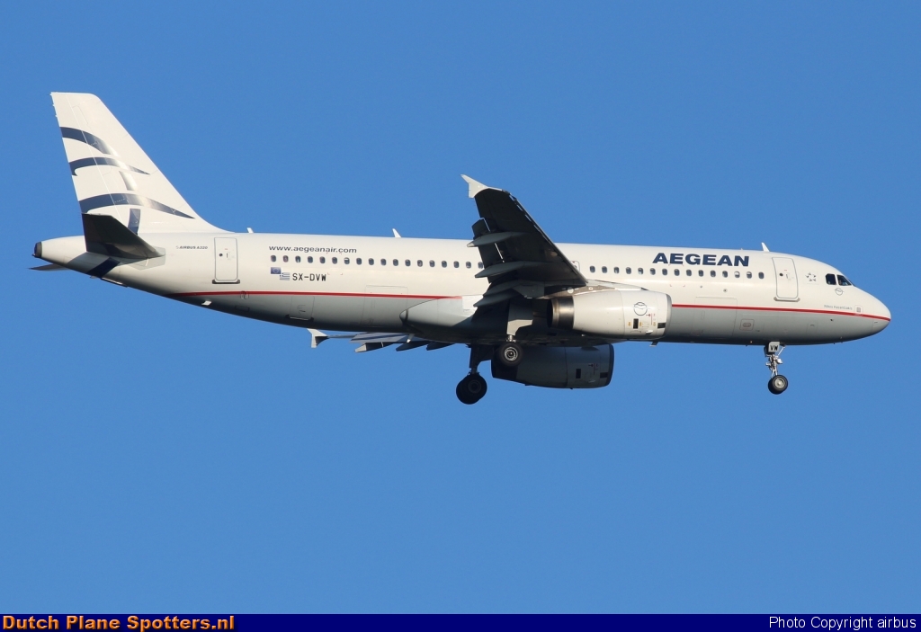SX-DVW Airbus A320 Aegean Airlines by airbus