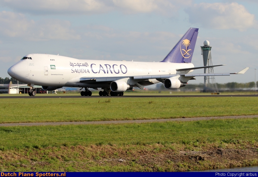 TC-MCT Boeing 747-400 ACT Airlines (Saudi Arabian Cargo) by airbus