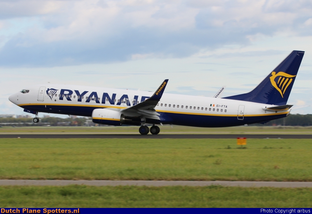 EI-FTA Boeing 737-800 Ryanair by airbus
