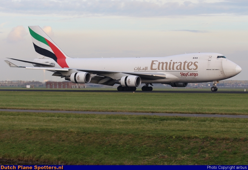 OO-THD Boeing 747-400 Emirates Sky Cargo by airbus