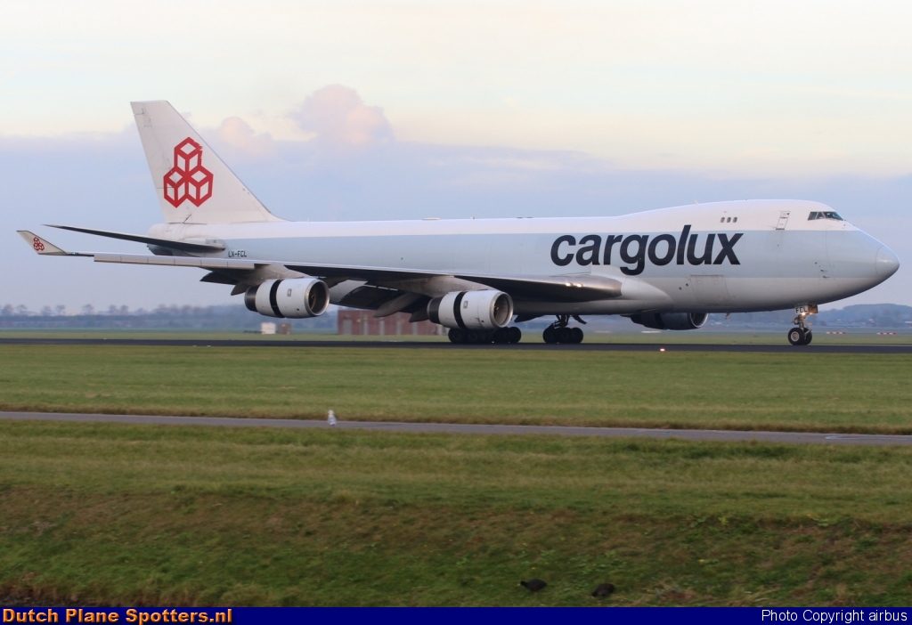 LX-FCL Boeing 747-400 Cargolux by airbus