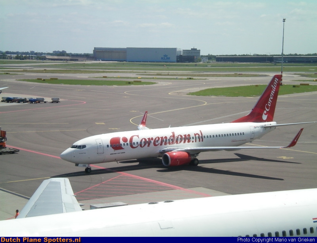 PH-CDE Boeing 737-800 Corendon Dutch Airlines by MariovG