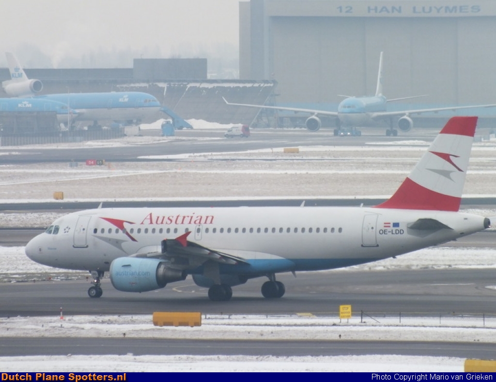 OE-LDD Airbus A319 Austrian Airlines by MariovG
