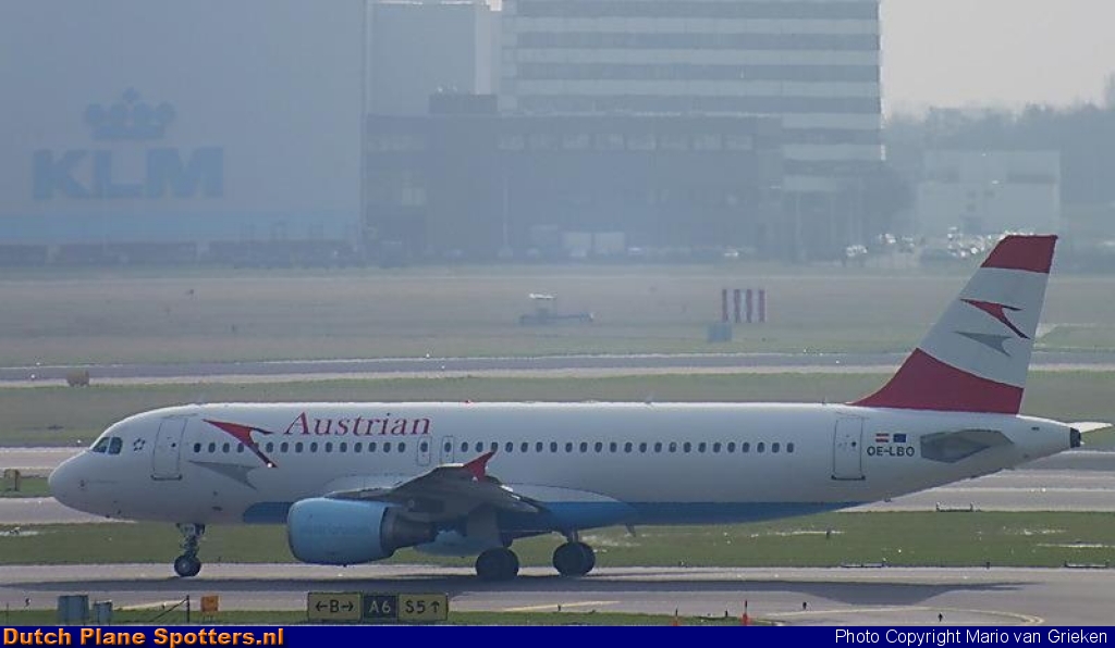 OE-LBO Airbus A320 Austrian Airlines by MariovG